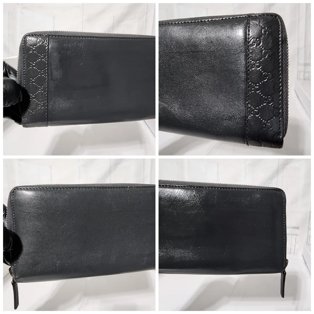 Gucci GG Signature Leather Continental Wallet Grey - Picture 8 of 12